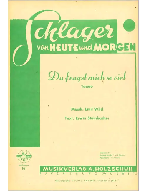 Du fragst mich so viel